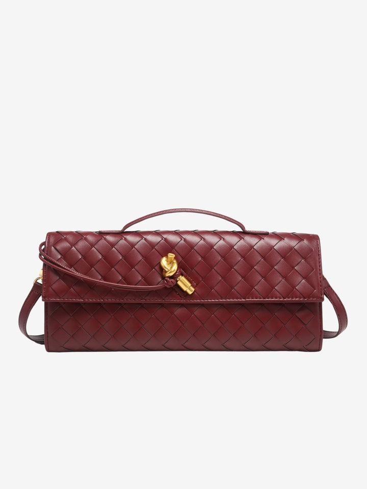 Camila | Luxe Slim Woven Clutch