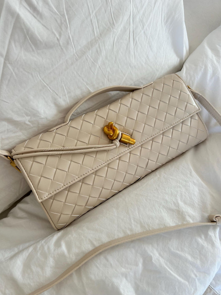 Camila | Luxe Slim Woven Clutch