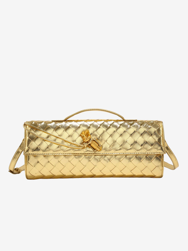 Camila | Luxe Slim Woven Clutch