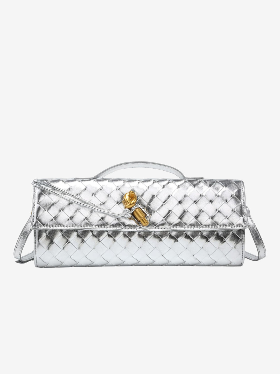 Camila | Luxe Slim Woven Clutch