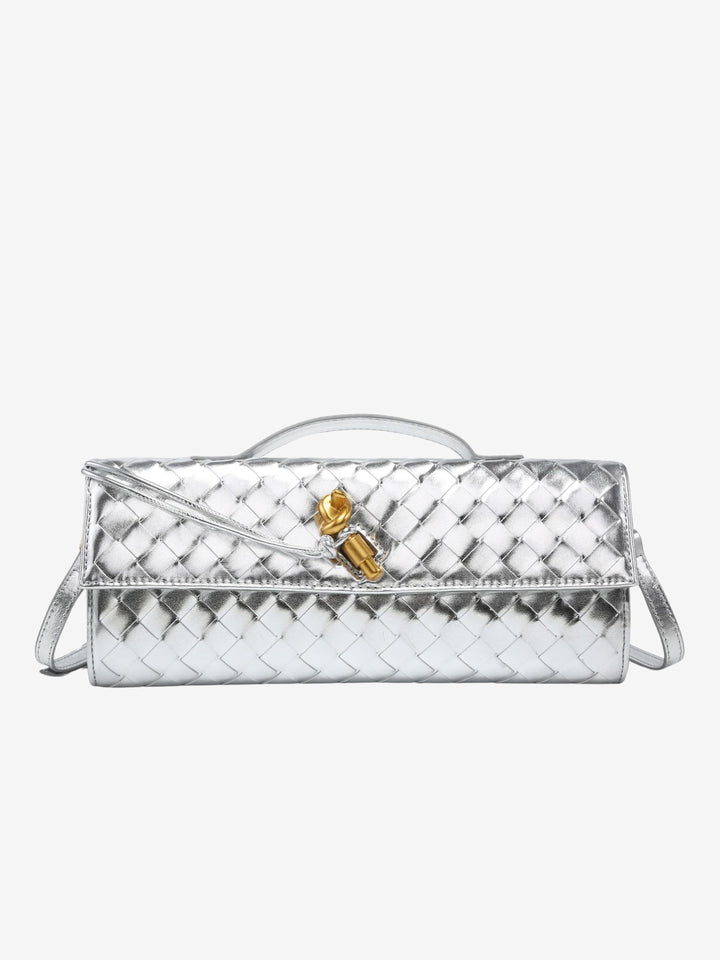 Camila | Luxe Slim Woven Clutch