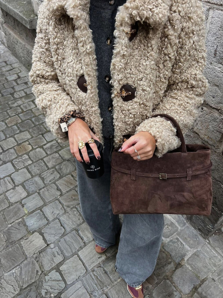 Rebecca | Luxe Suede Shoulder Bag