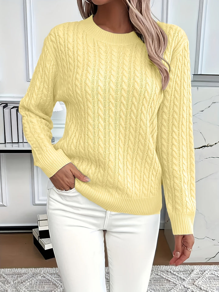 MARIELLE CABLE SWEATER