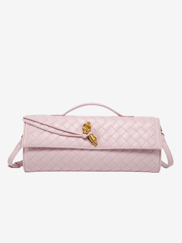 Camila | Luxe Slim Woven Clutch