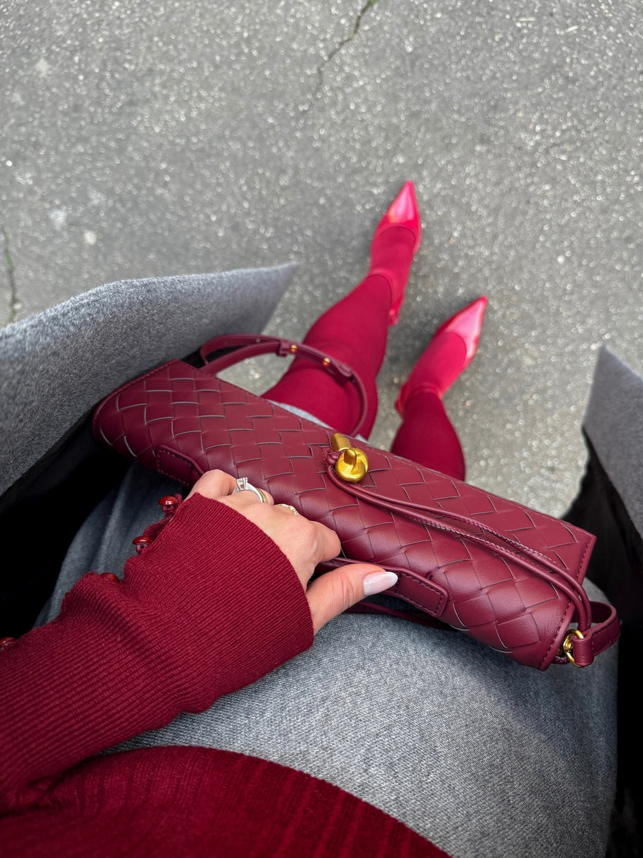 Camila | Luxe Slim Woven Clutch