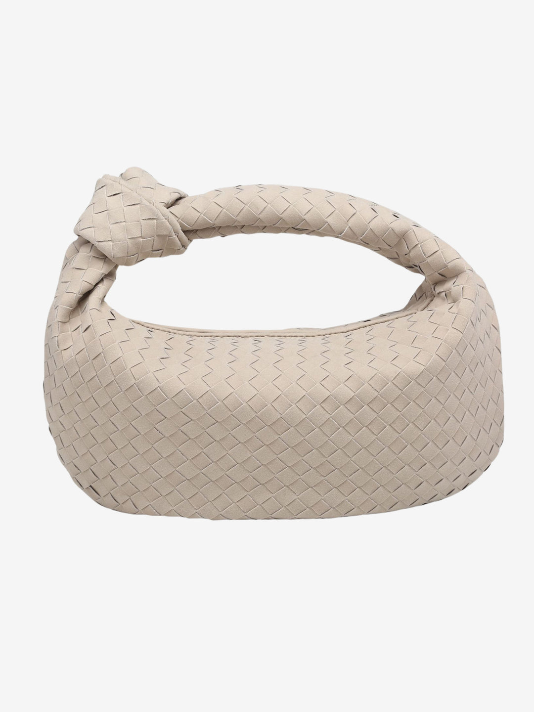 Celeste | Knotted Braided Medium Suede Bag