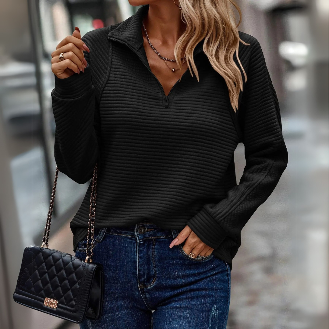 Barbara | Refined V-Neck Sweater for Women