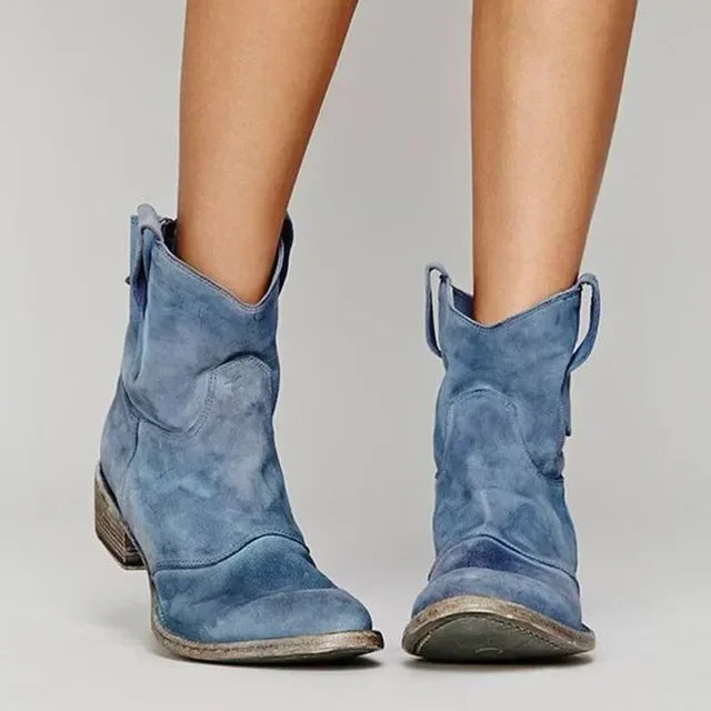 PALOMA VINTAGE WESTERN ANKLE BOOTS