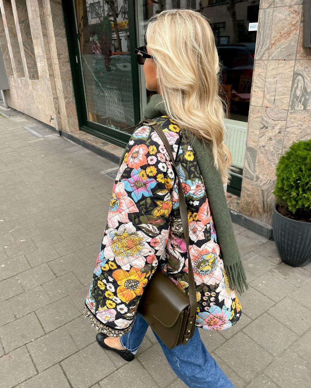 Floral | Women's Quilted Teddy Jacket