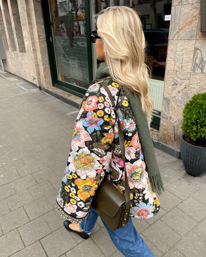 Floral | Women's Quilted Teddy Jacket