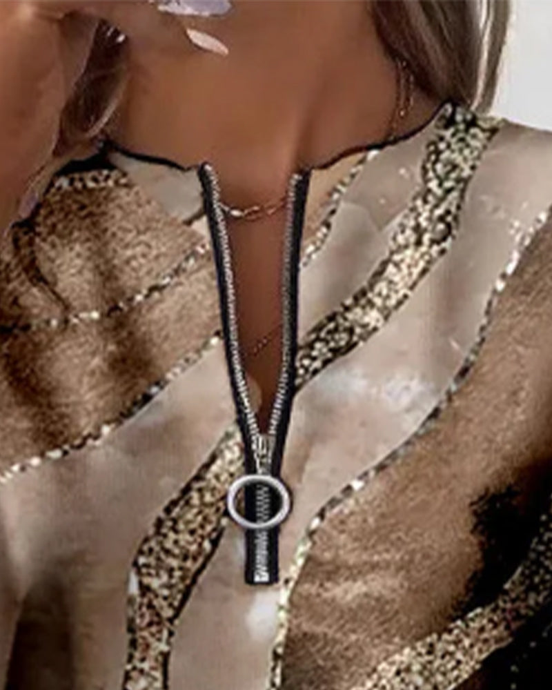 AVELINE HALF-ZIP VINTAGE SWEATSHIRT