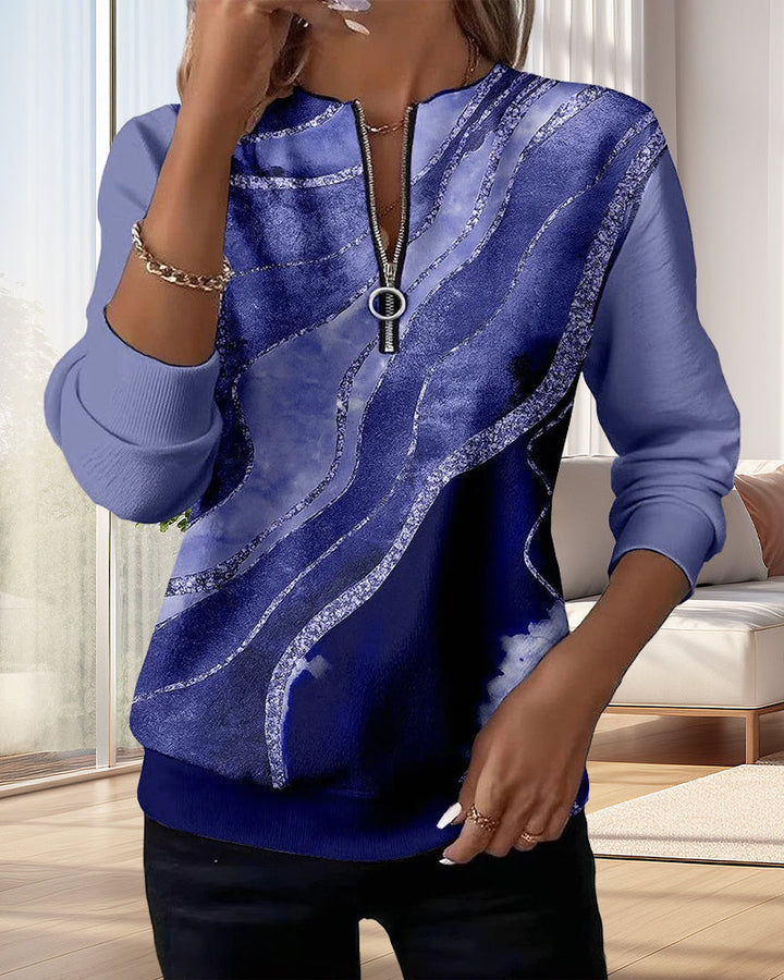 AVELINE HALF-ZIP VINTAGE SWEATSHIRT