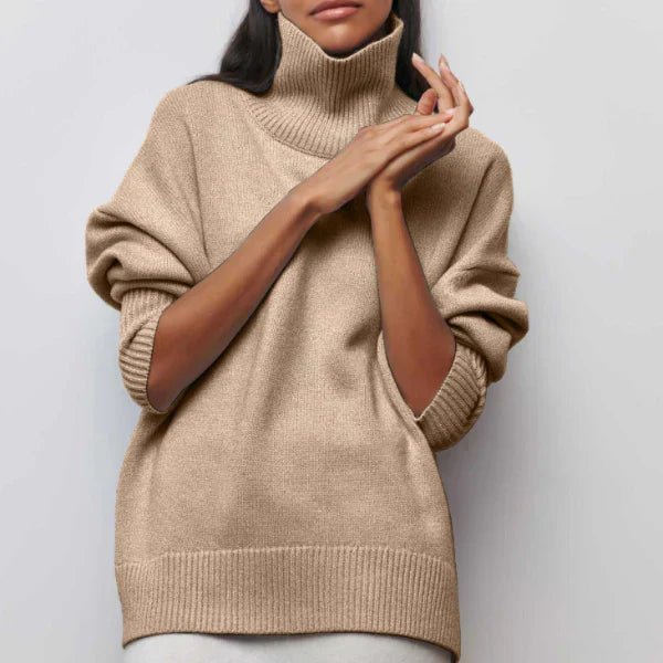 ARIA OVERSIZED TURTLENECK SWEATER