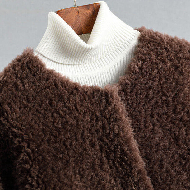 HOLLMERE SHEARLING COAT