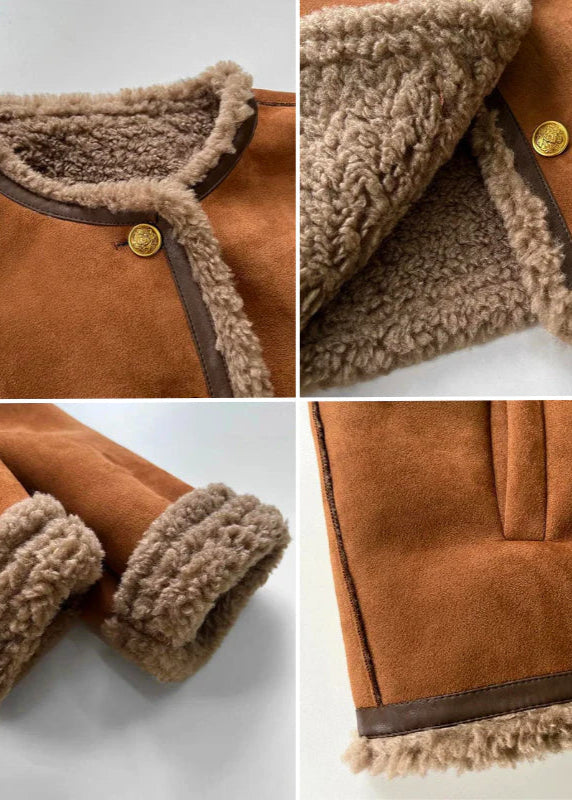RUBY COSY SHEARLING-LINED JACKET